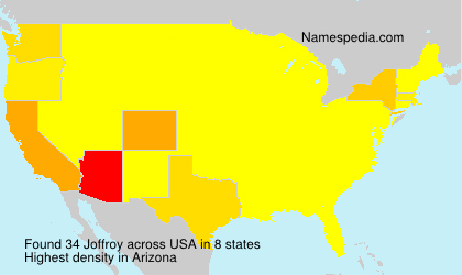 Surname Joffroy in USA Surname Joffroy in USA