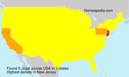 Surname Jogal in USA Surname Jogal in USA