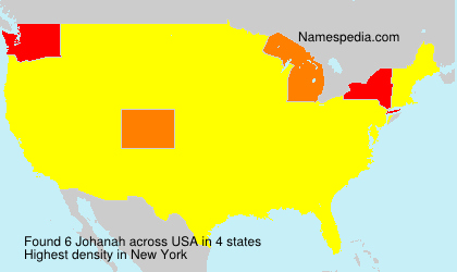 Surname Johanah in USA Surname Johanah in USA
