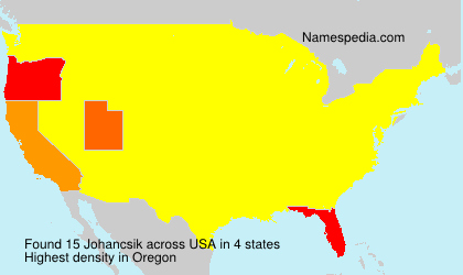 Surname Johancsik in USA Surname Johancsik in USA