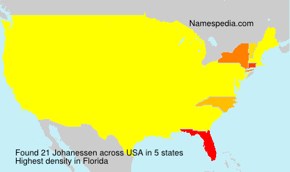 Surname Johanessen in USA Surname Johanessen in USA