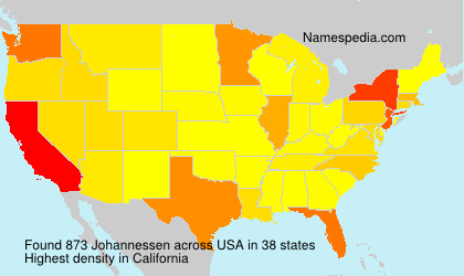 Surname Johannessen in USA Surname Johannessen in USA