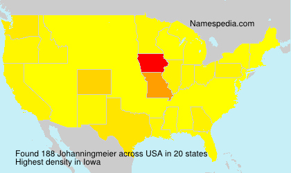 Surname Johanningmeier in USA Surname Johanningmeier in USA