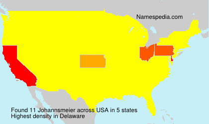 Surname Johannsmeier in USA Surname Johannsmeier in USA