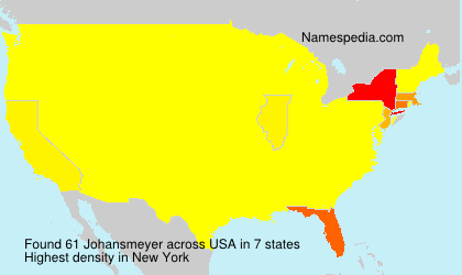 Surname Johansmeyer in USA Surname Johansmeyer in USA