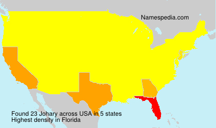 Surname Johary in USA Surname Johary in USA