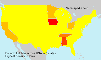 Surname Johlin in USA Surname Johlin in USA