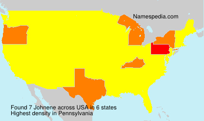Surname Johnene in USA Surname Johnene in USA