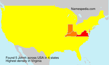 Surname Johnh in USA Surname Johnh in USA