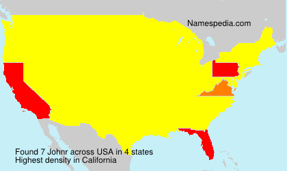 Surname Johnr in USA Surname Johnr in USA