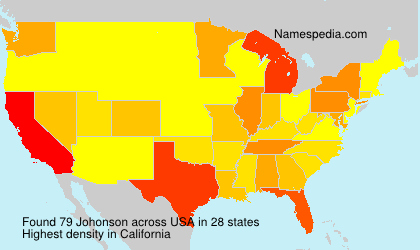 Surname Johonson in USA Surname Johonson in USA