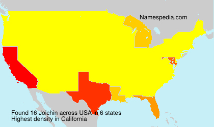 Surname Joichin in USA Surname Joichin in USA