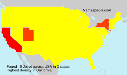 Surname Joiret in USA Surname Joiret in USA