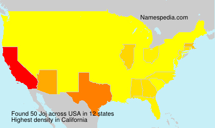 Surname Joj in USA Surname Joj in USA