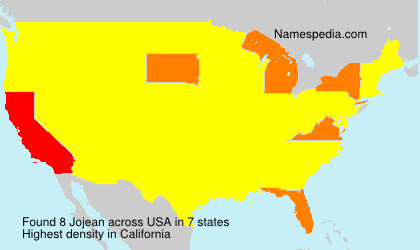 Surname Jojean in USA Surname Jojean in USA
