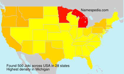 Surname Joki in USA Surname Joki in USA