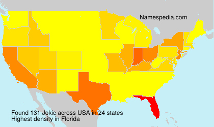 Surname Jokic in USA