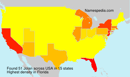 Surname Jolan in USA Surname Jolan in USA