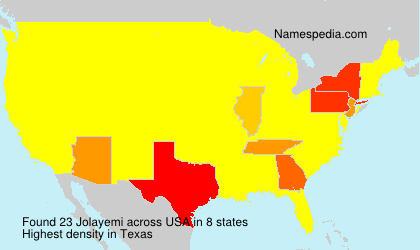 Surname Jolayemi in USA Surname Jolayemi in USA