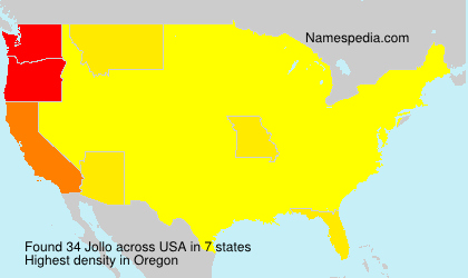 Surname Jollo in USA Surname Jollo in USA