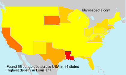 Surname Jongbloed in USA Surname Jongbloed in USA