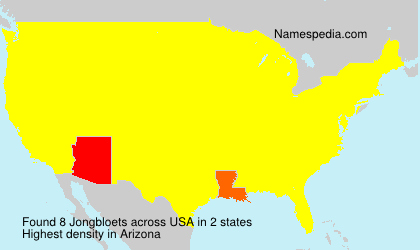 Surname Jongbloets in USA Surname Jongbloets in USA