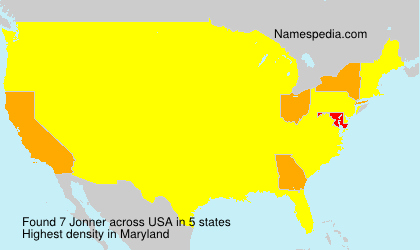 Surname Jonner in USA Surname Jonner in USA