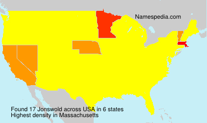 Surname Jonswold in USA Surname Jonswold in USA
