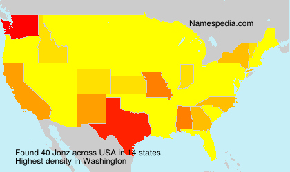Surname Jonz in USA Surname Jonz in USA
