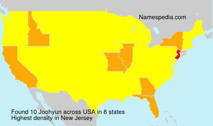 Surname Joohyun in USA Surname Joohyun in USA