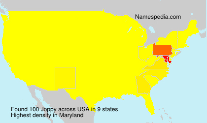 Surname Joppy in USA Surname Joppy in USA