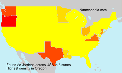 Surname Jordens in USA Surname Jordens in USA