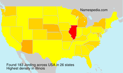 Surname Jording in USA Surname Jording in USA