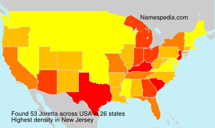 Surname Joretta in USA Surname Joretta in USA