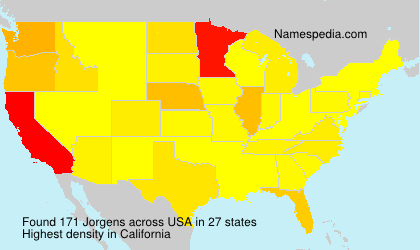 Surname Jorgens in USA Surname Jorgens in USA