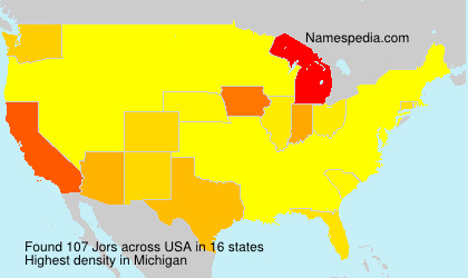 Surname Jors in USA Surname Jors in USA