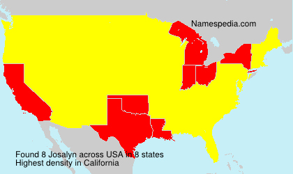 Surname Josalyn in USA