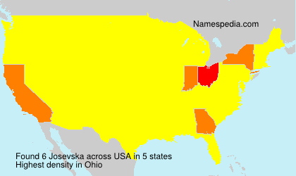 Surname Josevska in USA Surname Josevska in USA
