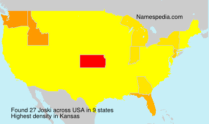 Surname Joski in USA Surname Joski in USA