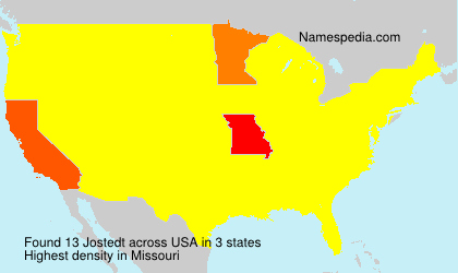 Surname Jostedt in USA Surname Jostedt in USA