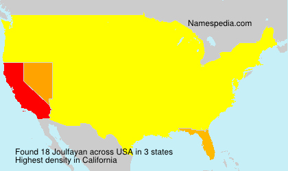 Surname Joulfayan in USA Surname Joulfayan in USA