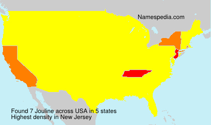 Surname Jouline in USA Surname Jouline in USA