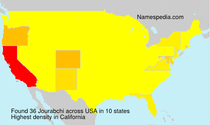 Surname Jourabchi in USA Surname Jourabchi in USA