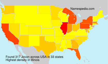 Surname Jovan in USA Surname Jovan in USA