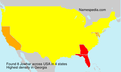 Surname Jowhar in USA Surname Jowhar in USA