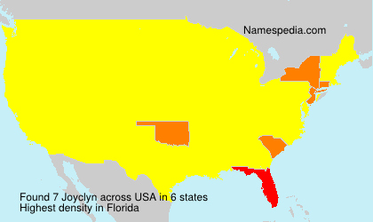 Surname Joyclyn in USA