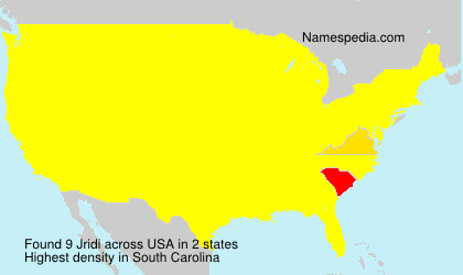 Surname Jridi in USA