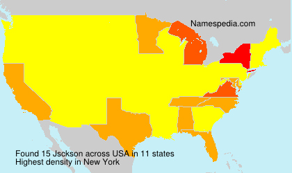 Surname Jsckson in USA