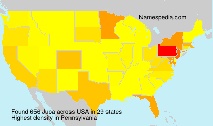 Surname Juba in USA Surname Juba in USA