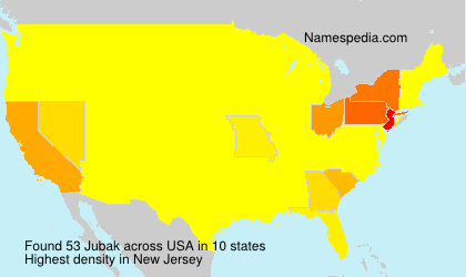 Surname Jubak in USA Surname Jubak in USA
